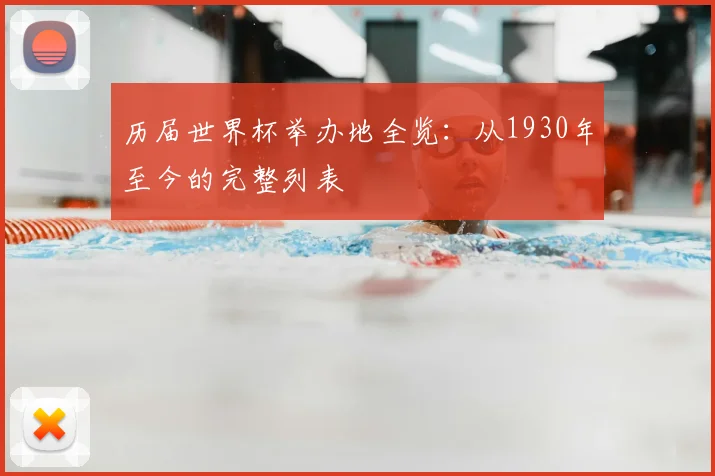 历届世界杯举办地全览：从1930年至今的完整列表